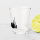 Austin Texas, beroemde steden skyline Shot Glass Shot Glas (Rechts)