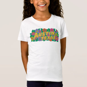 Austin Texas Bloem Grafisch T-shirt