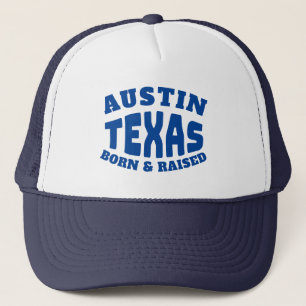 Austin Texas Born en Raised Trucker Pet