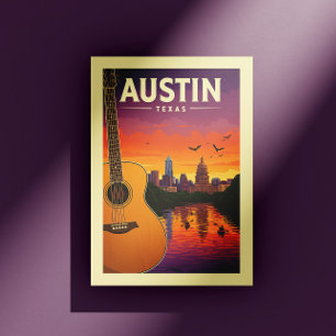  Austin Texas Briefkaart
