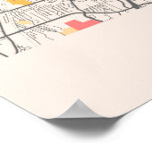 Austin - Texas Chalk City Map Poster (Hoek)