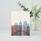 Austin, Texas | City Skyline Briefkaart (Staand voorkant)