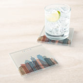 Austin, Texas | City Skyline Glazen Onderzetter (Schuin)