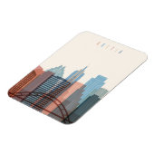 Austin, Texas | City Skyline Magneet (Linkerzijde)