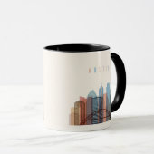 Austin, Texas | City Skyline Mok (Voorkant rechts)