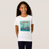 Austin, Texas | Congress Avenue Bridge T-shirt (Voorkant volledig)