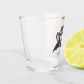 Austin Texas Cute Cartoon Cowboy Bat Shot Glas (Links)