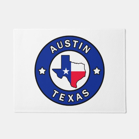 Austin Texas Deurmat (Voorkant)
