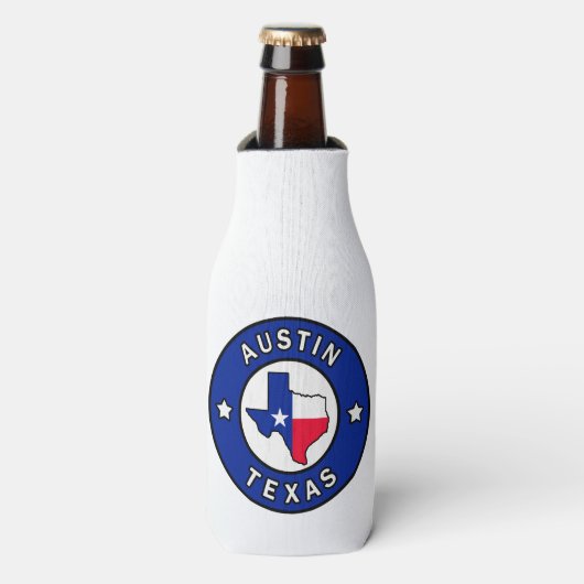 Austin Texas Flesjeskoeler (Fles Voorkant)