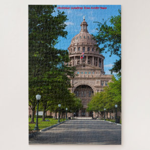 Austin Texas. Jigzaag Puzzle Legpuzzel