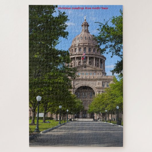 Austin Texas. Jigzaag Puzzle Legpuzzel (Verticaal)