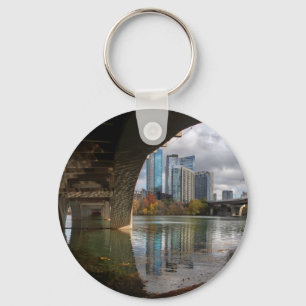 Austin Texas Ladybird Lake Trail Pedestrian Bridge Sleutelhanger