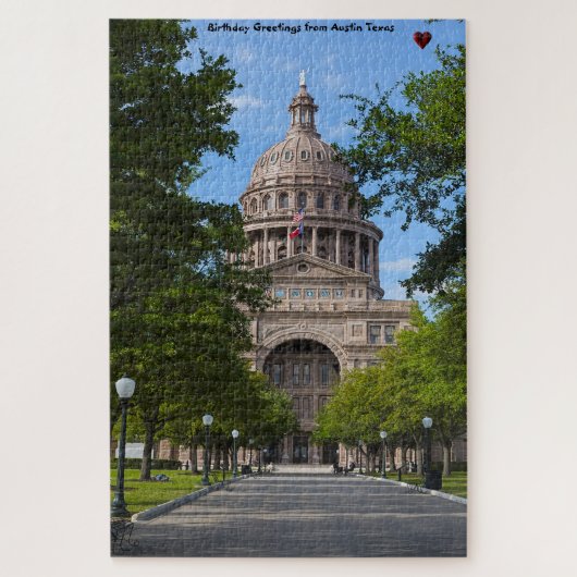 Austin Texas Legpuzzel (Verticaal)