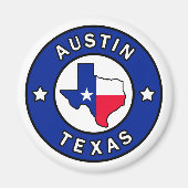 Austin Texas Magneet (Voorkant)