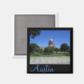Austin Texas Magnet Magneet (Voorkant / Achterkant)