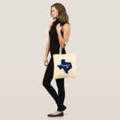 Austin, Texas Map Lone Star State Capital Texan Tote Bag (Voorkant (model))