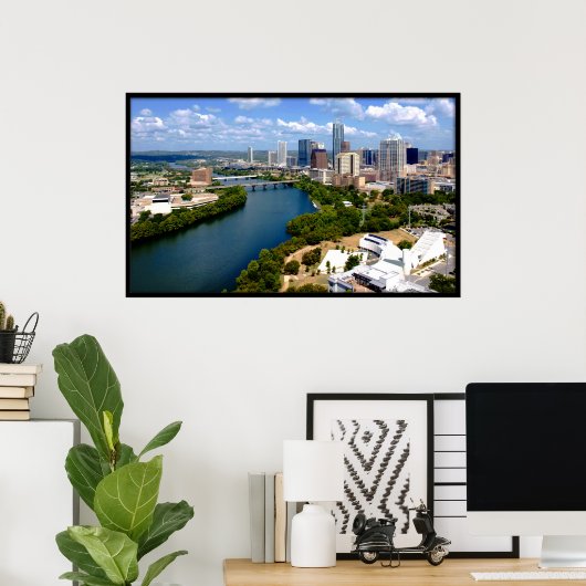 Austin, Texas Poster (Bureau à domicile)
