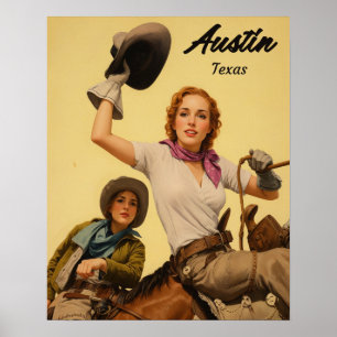 Austin, Texas reisposter Poster