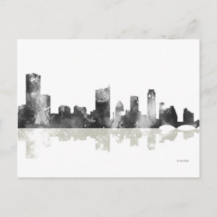 Austin Texas Skyline Briefkaart