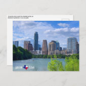 Austin Texas Skyline Briefkaart (Voorkant / Achterkant)