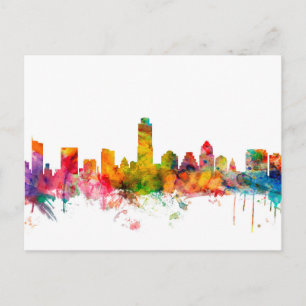 Austin Texas Skyline Briefkaart