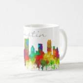 Austin Texas Skyline-SG Koffiemok (Voorkant rechts)