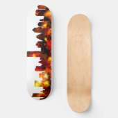 Austin Texas Skyline Skateboard (Voorkant)
