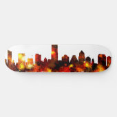 Austin Texas Skyline Skateboard (Horizontaal)