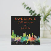 AUSTIN TEXAS SKYLINE SP - SAVE THE DATE (Staand voorkant)