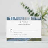 Austin Texas Skyline Wedding RSVP (Debout devant)