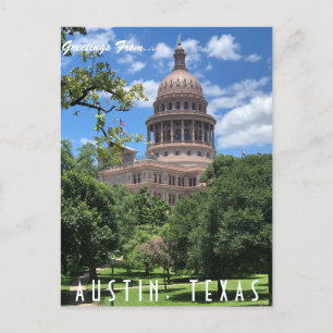 Austin Texas State Capitol Briefkaart