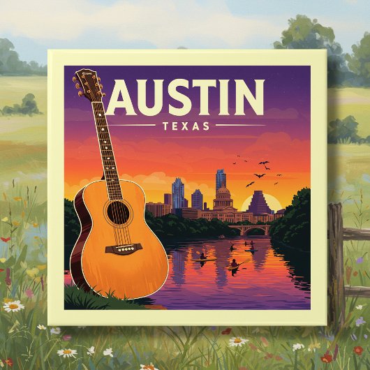 Austin Texas Tegeltje
