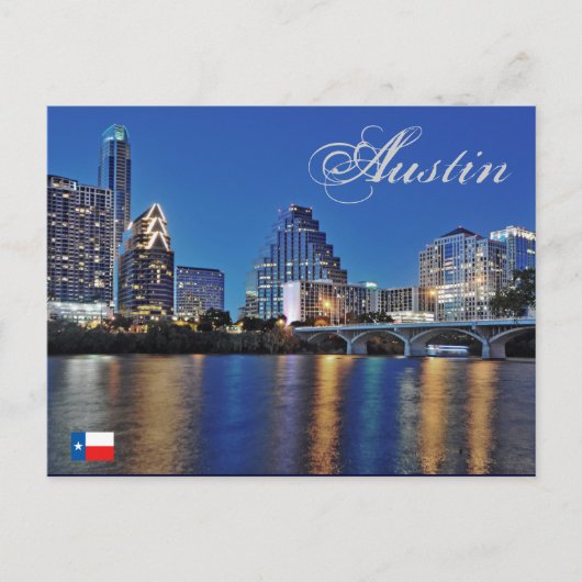 Austin, Texas, VS Briefkaart (Voorkant)