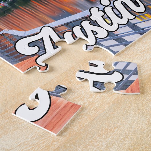 Austin, Texas, VS Legpuzzel (Zijkant)