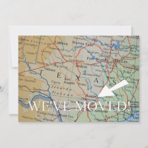 Austin, Texas We hebben nieuwe adresaankondiging v Aankondiging