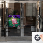 Austin Texas Window Cling Raamsticker (Kantoordeur)