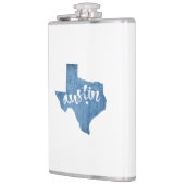 Austin, Texas Wood Grain Heupfles (Links)