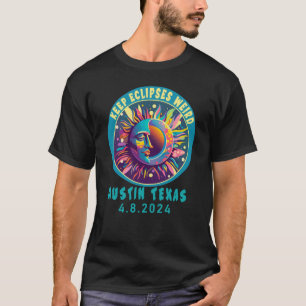 AUSTIN TX HOUD VERDUISTERINGEN VREEMDE ZONSVERDUIS T-SHIRT
