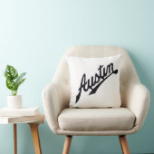 Austin Vintage Car badge Kussen (Stoel)