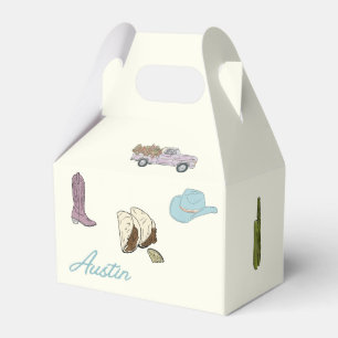 Austin Wedding Favor Box Bedankdoosjes