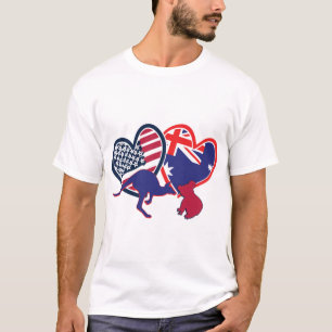 Austrailia USA Kangaroo Koala T-shirt
