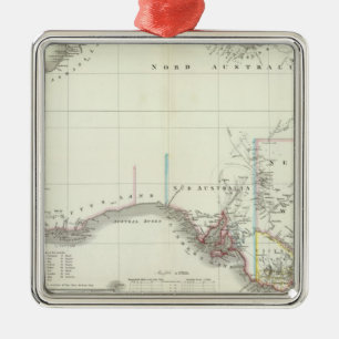 Austral-Continent Metalen Ornament