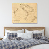 Australazië Canvas Afdruk (Insitu (Slaapkamer))