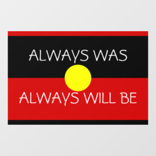 australia aboriginal vlag raamsticker
