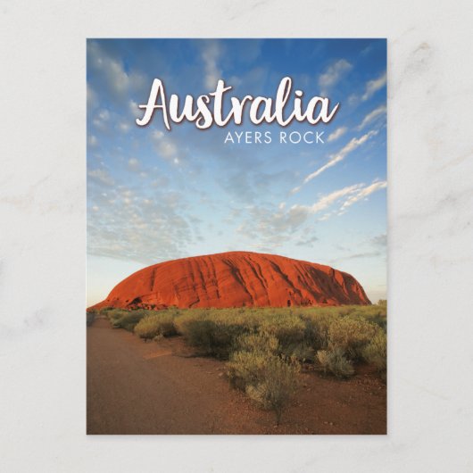 australia ayers rock briefkaart (Voorkant)