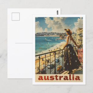 Australia Beach Famous Travel Place Briefkaart