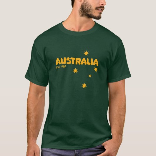 Australia Day EST 1788 Australisch Aussie T-shirt (Voorkant)