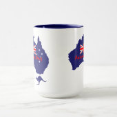 Australia Day Flag Map  Mok (Midden)