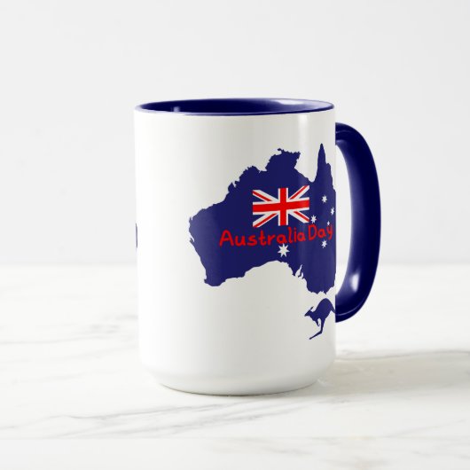 Australia Day Flag Map  Mok (Voorkant rechts)