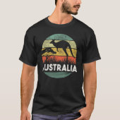 Australia Day Funny Australian Kangaroo T-shirt (Voorkant)